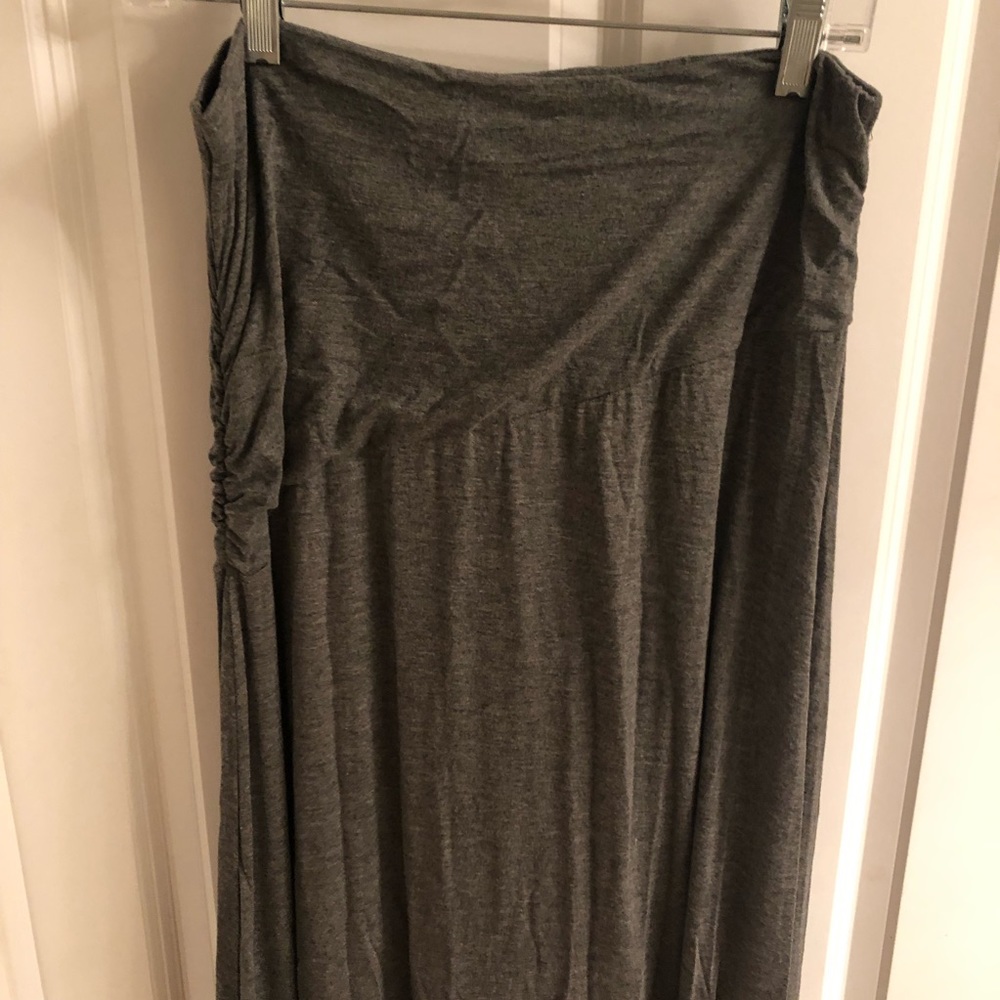 Bobeau gray maxi skirt